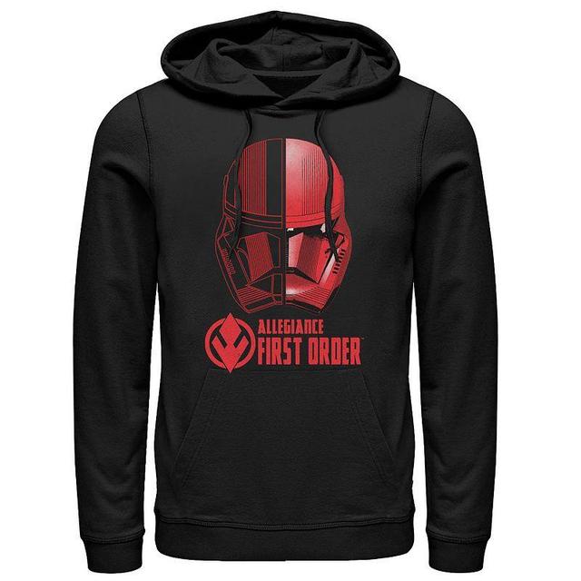 Mens Star Wars The Rise of Skywalker Sith Trooper Dual Helmet Graphic Hoodie Product Image