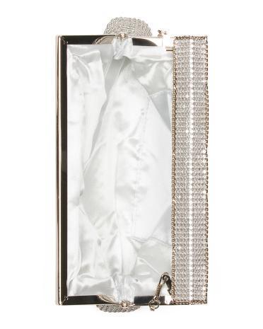 Rhinestone Clutch With Chain Strap for Women Product Image