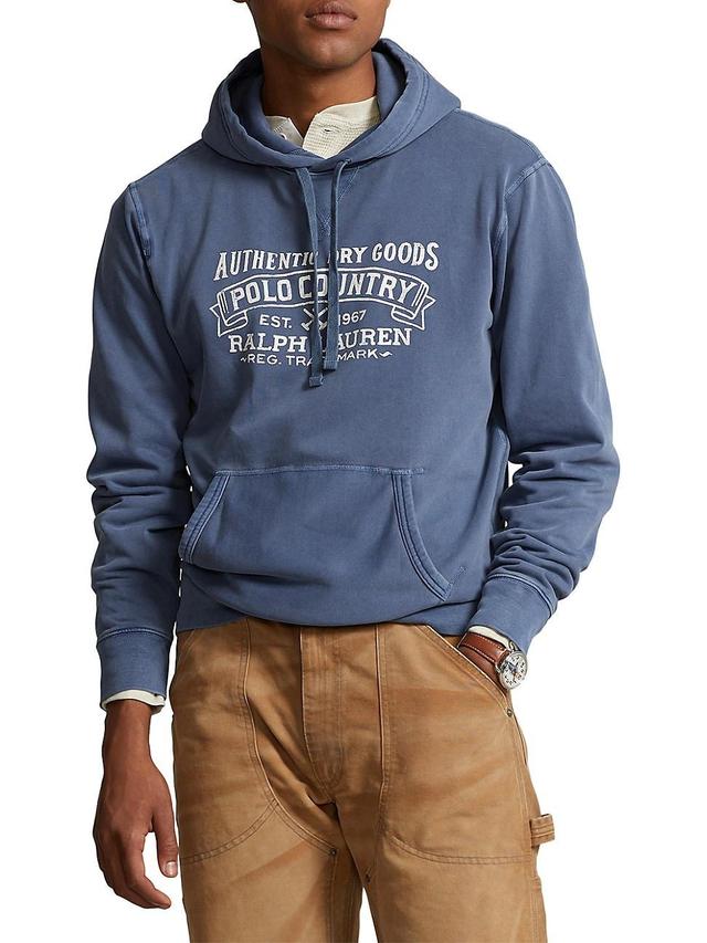 Mens Logo Cotton-Blend Hoodie Product Image