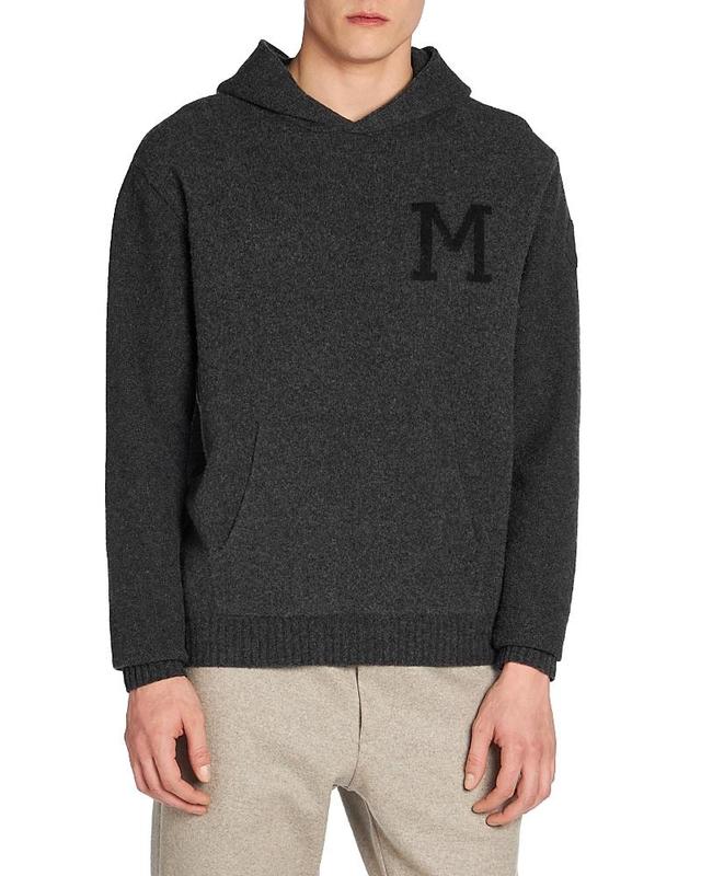 Moncler Long Sleeve Logo Graphic Hoodie Product Image