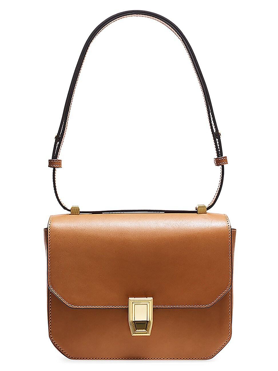 Womens Max Leather Crossbody Bag Product Image