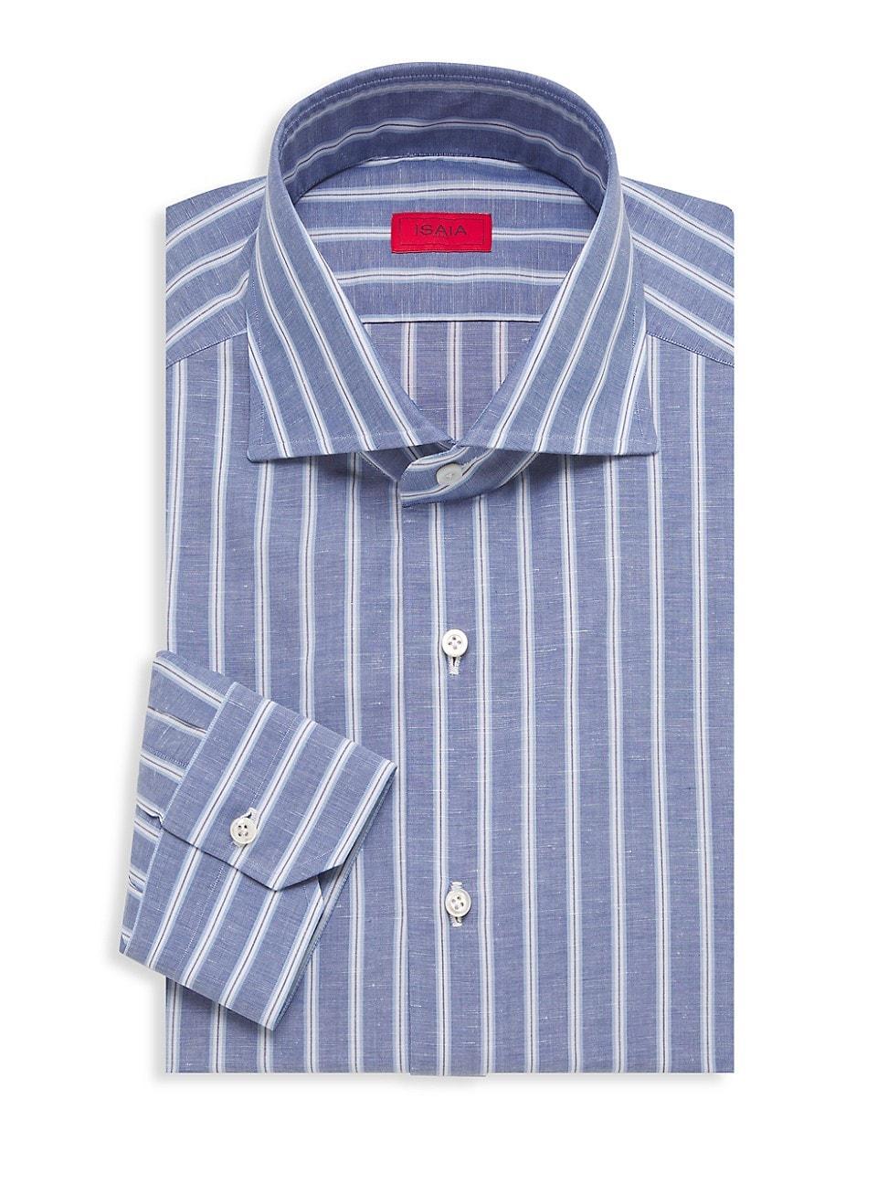 Mens Mix Stripe Dress Shirt Product Image