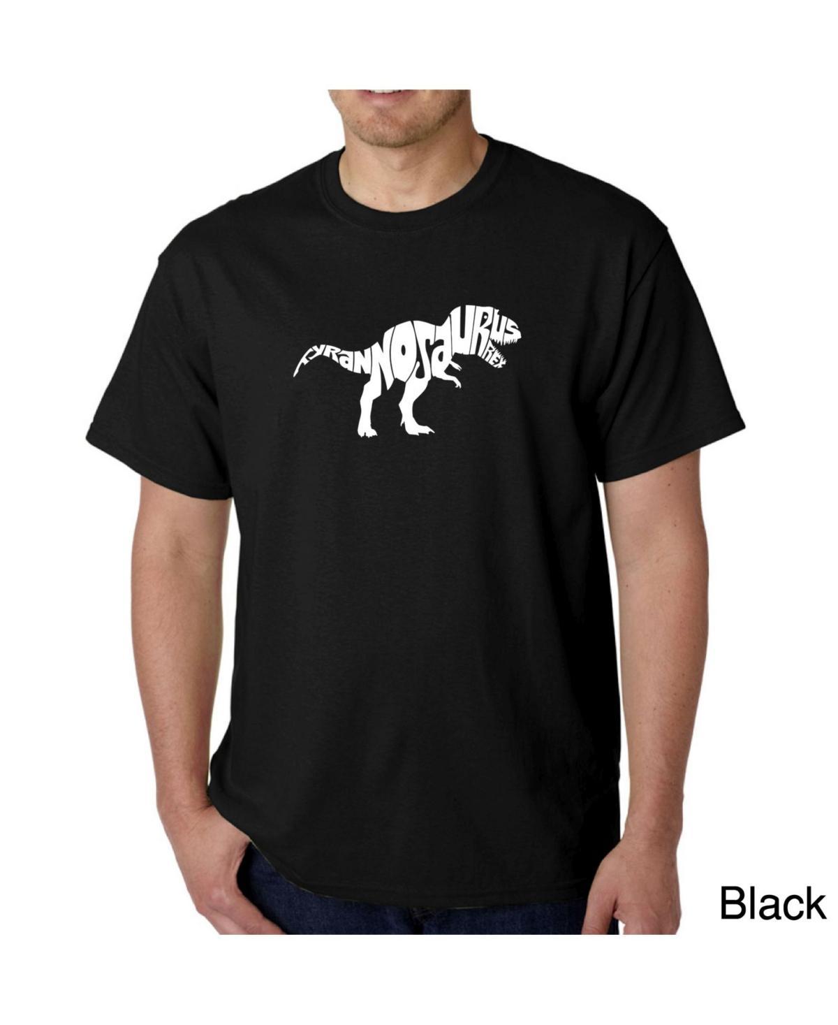 La Pop Art Mens Word Art T-Shirt - Tyrannosaurus Rex Product Image