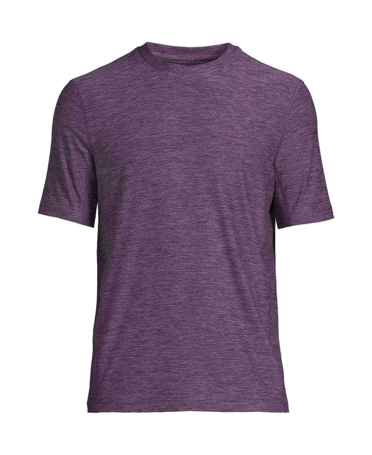 Mens Lands End Short Sleeve Performance Hybrid Crewneck Tee Product Image