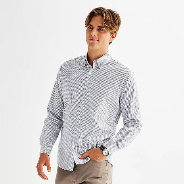 Mens Sonoma Goods For Life Long Sleeve Performance Button-Down Shirt Product Image