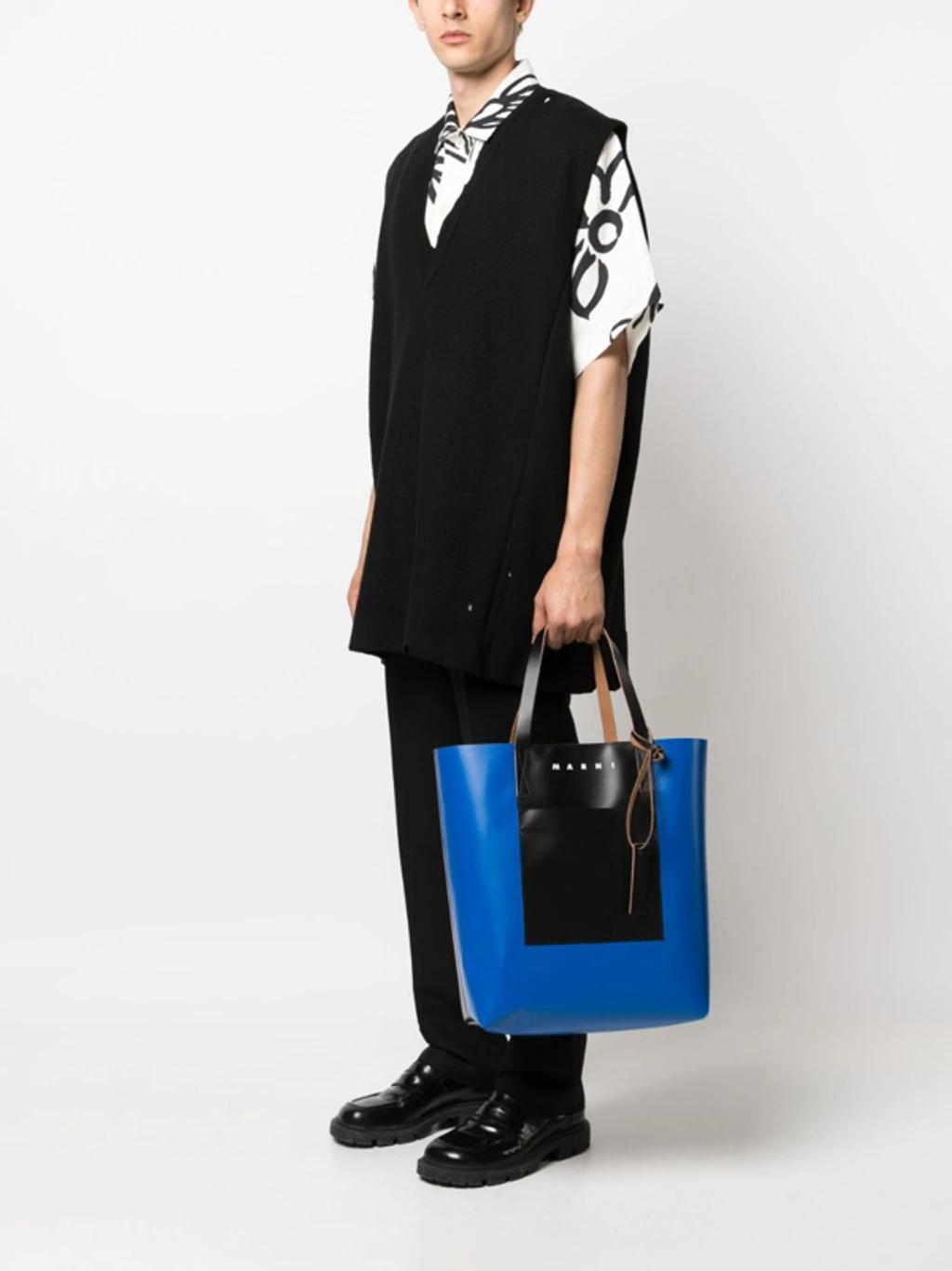 Tribeca Shopping Tote Bag In Blau Product Image