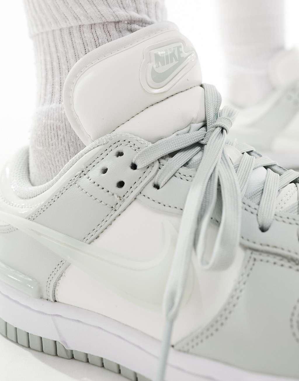 Nike Dunk Low Twist sneakers in silver  Product Image