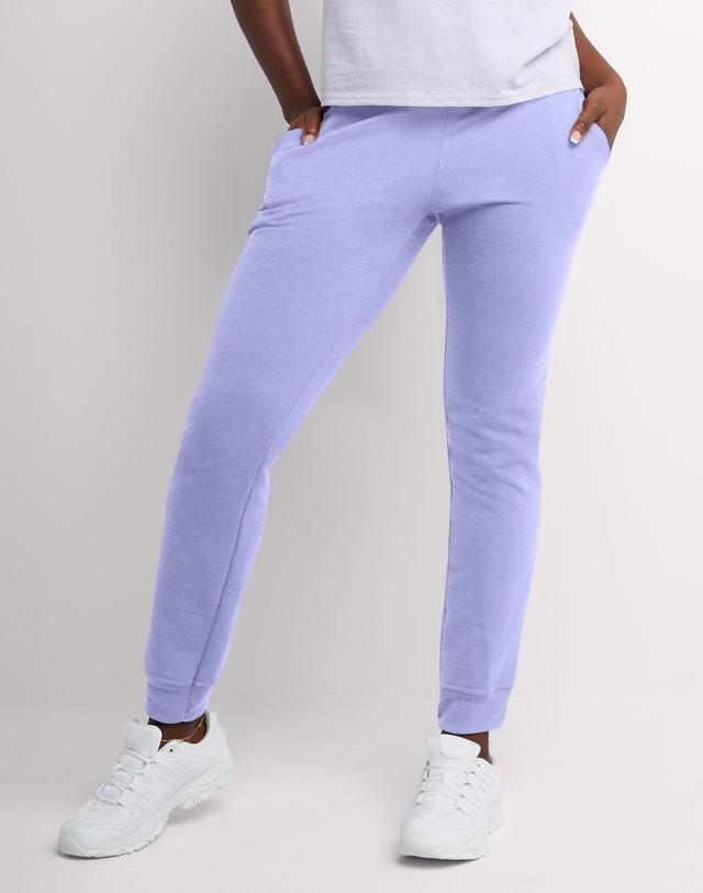 Hanes EcoSmart Womens Fleece Joggers, 29 Peri Blue L Product Image