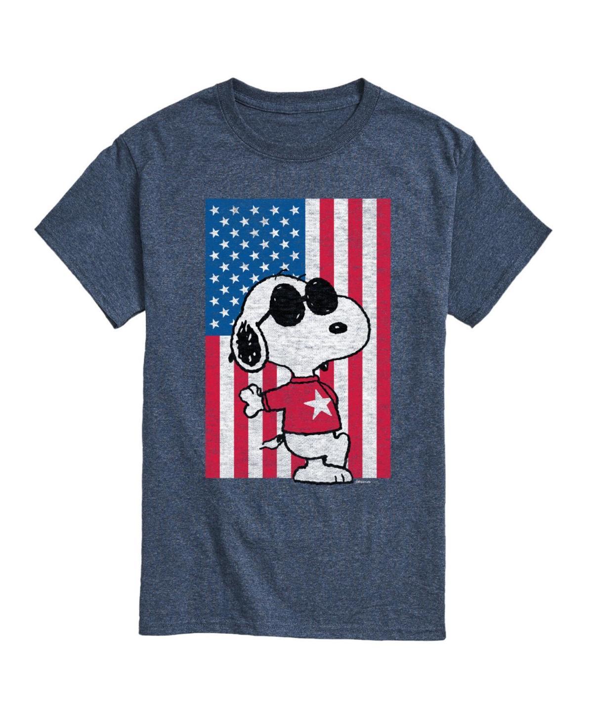 Airwaves Mens Peanuts Americana Short Sleeves T-shirt Product Image