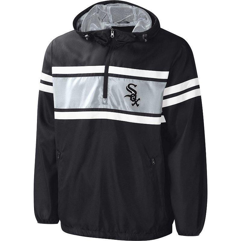 Mens G-III Sports by Carl Banks Chicago White Sox Game Score Half-Zip Windbreaker Product Image