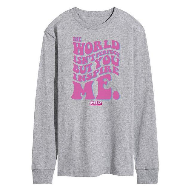 Mens Barbie Theatrical You Inspire Me Long Sleeve Graphic Tee Product Image