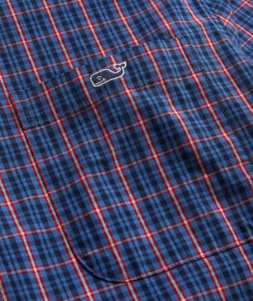 Stretch Poplin Check Shirt Product Image