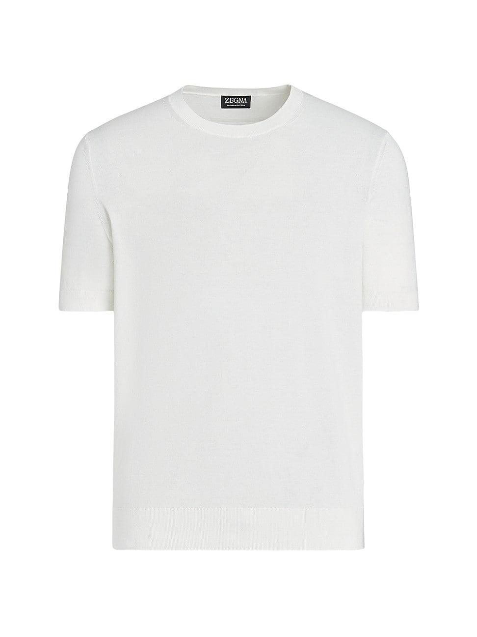 Mens Cotton Crewneck T-Shirt Product Image