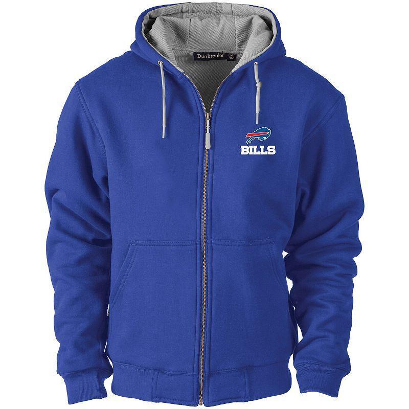 Mens Dunbrooke Royal Buffalo Bills Craftsman Thermal-Lined Full-Zip Hoodie Product Image