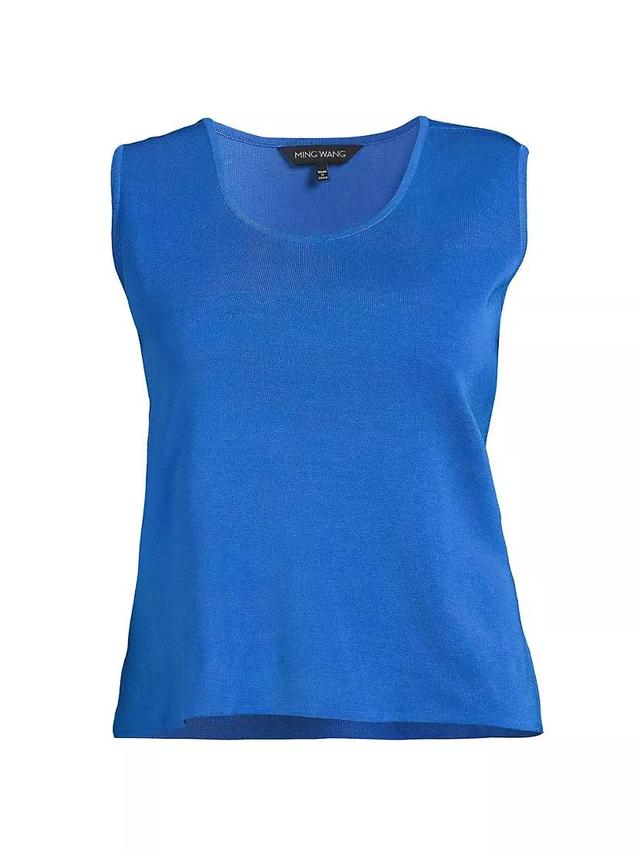 Plus Size Knit Scoopneck Tank Top Product Image