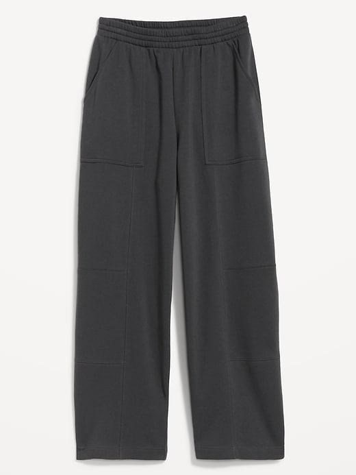 Extra High-Waisted SoComfy Seamed Barrel-Leg Sweatpants Product Image