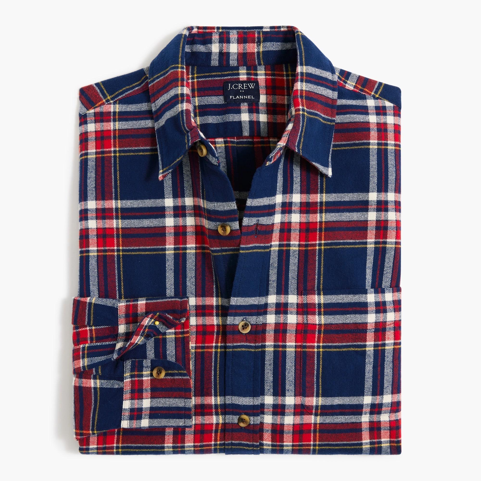 Classic plaid flannel shirt Product Image