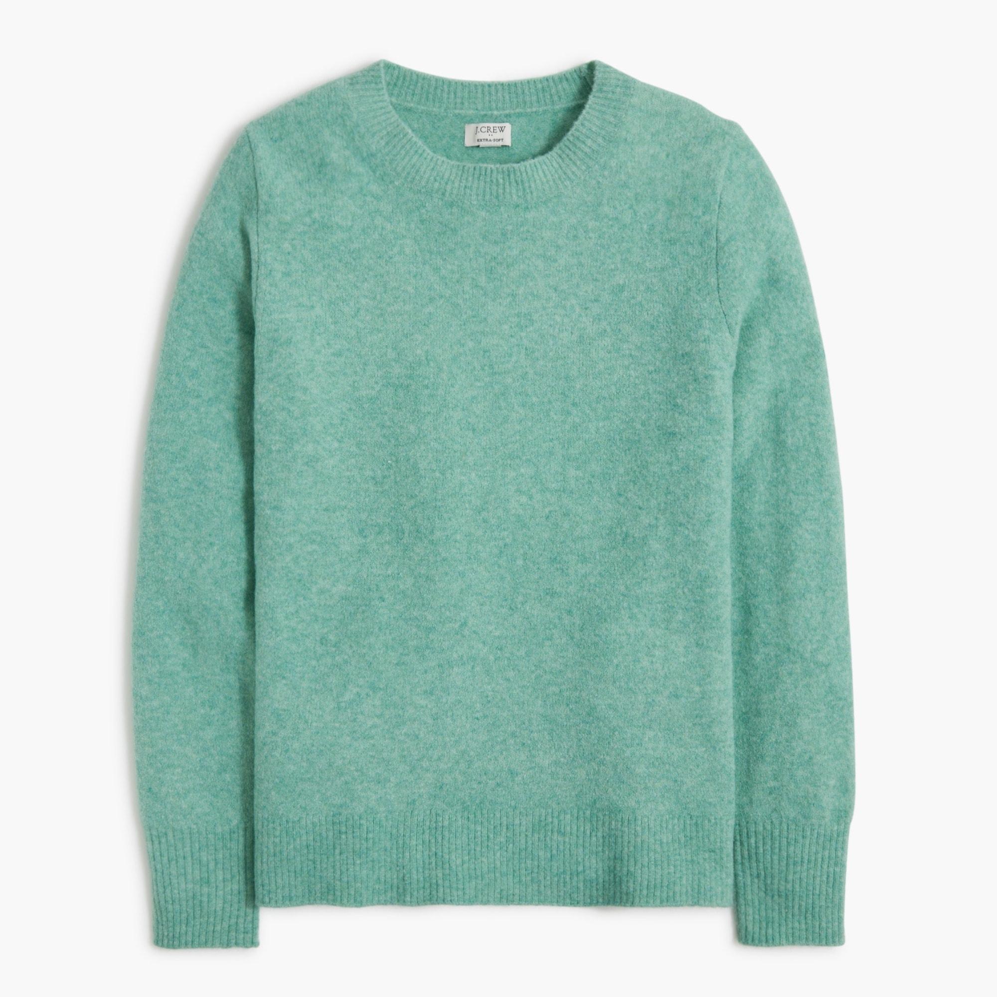 Crewneck sweater in extra-soft yarn Product Image