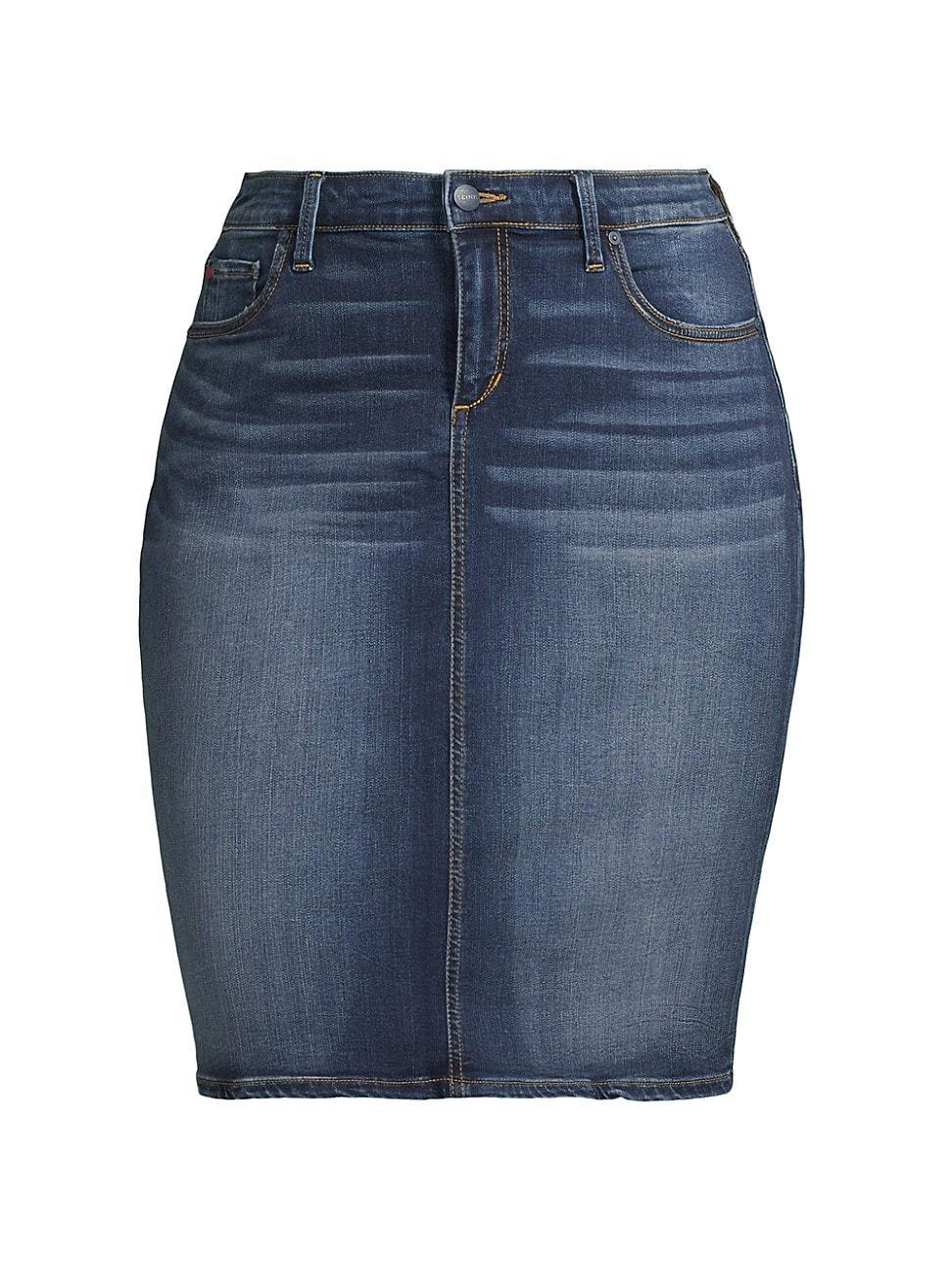 SLINK Jeans Denim Pencil Skirt Product Image