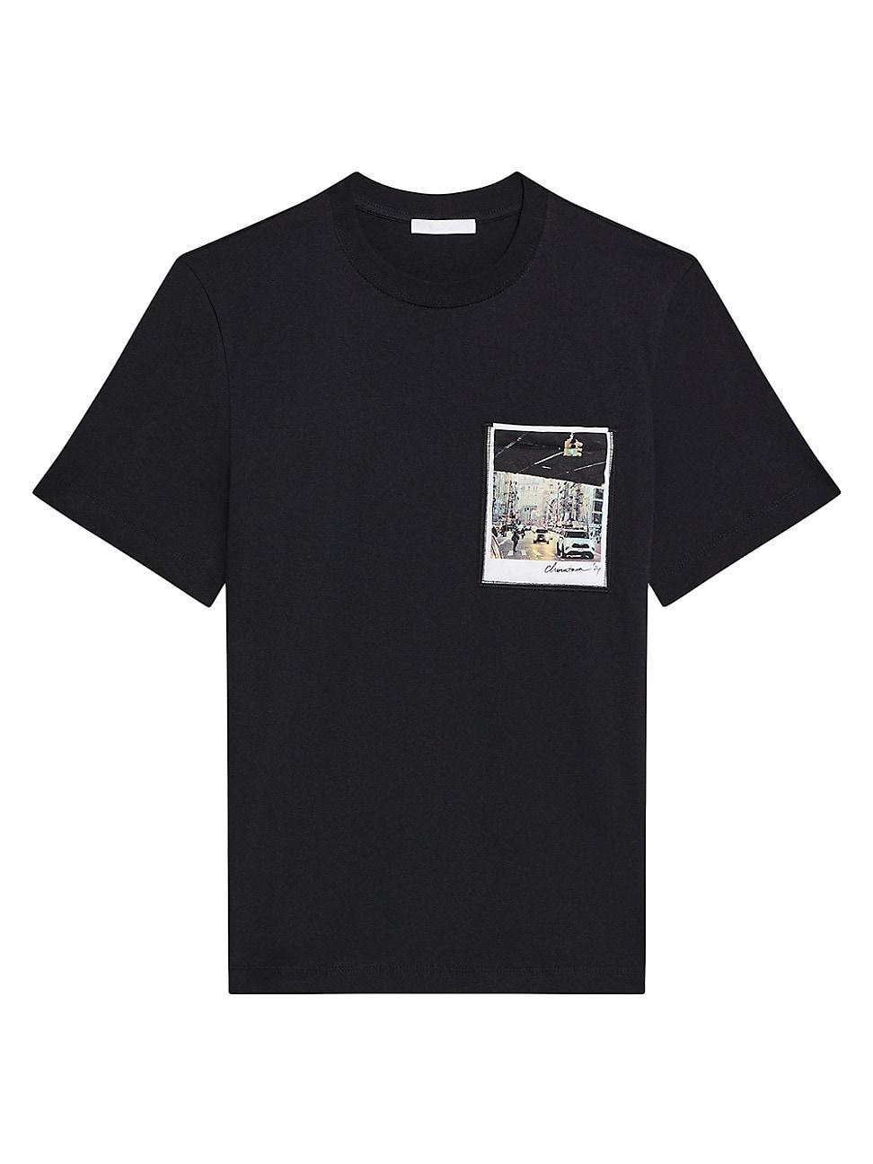 Mens Postcard Patch T-Shirt Product Image