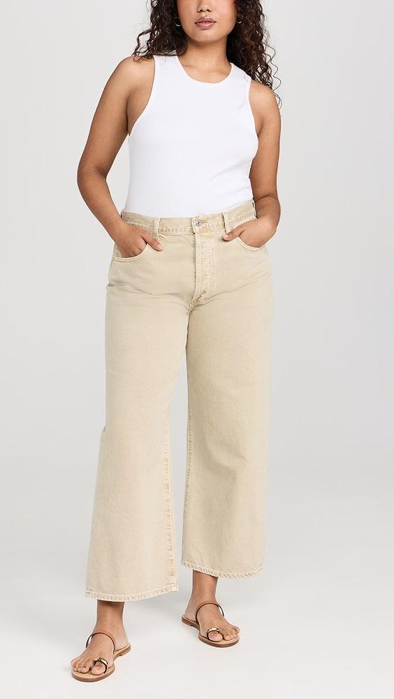 Citizens of Humanity Pina Low Rise Baggy Crop Jeans | Shopbop Product Image