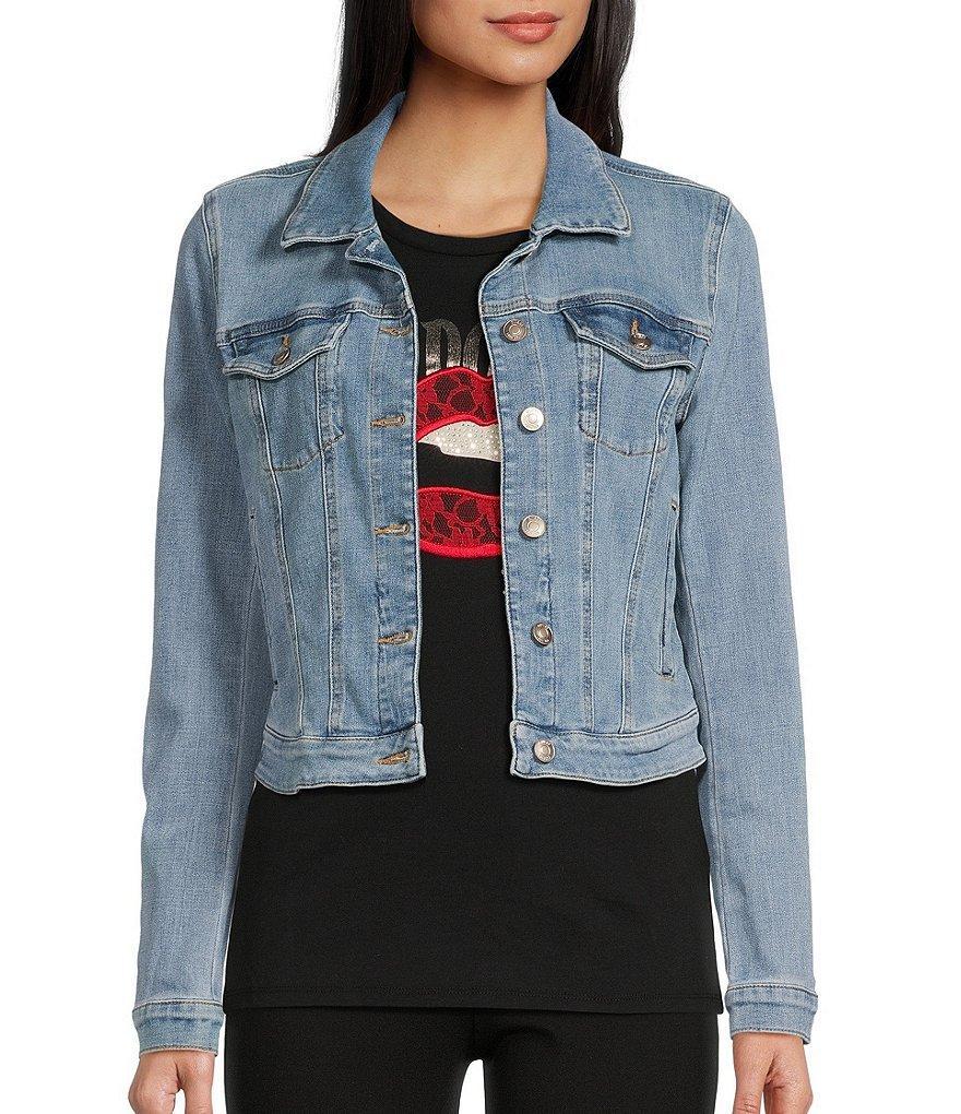 Guess Long Sleeve Denim Trucker Jacket Product Image