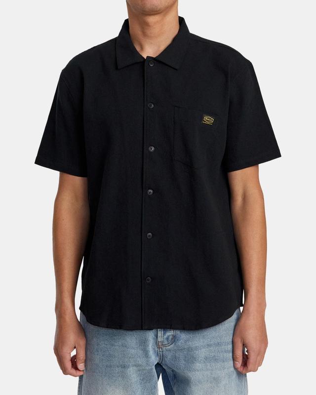 Dayshift Collection Dayshift Short Sleeve Shirt - Black Product Image