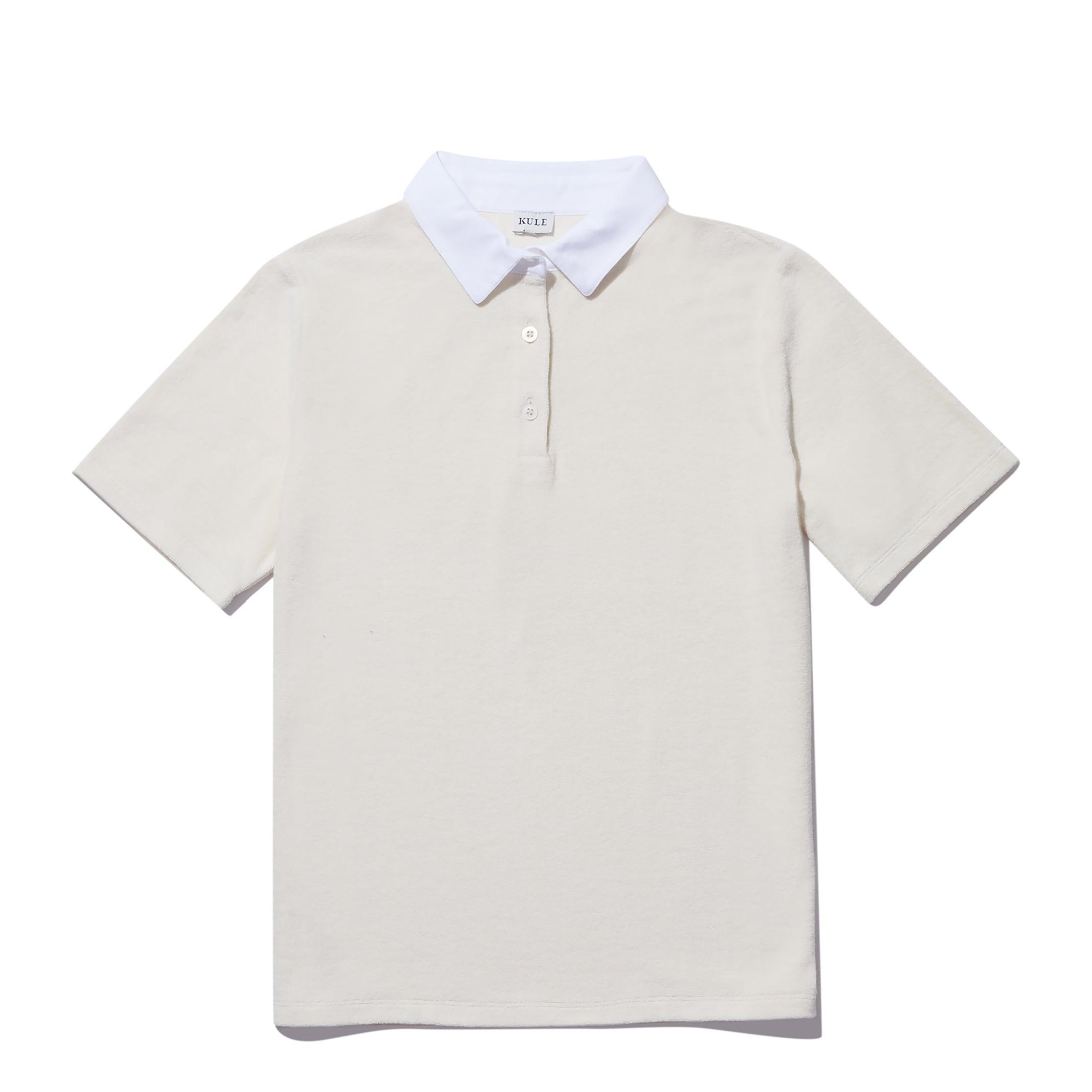 The Women's Terry Polo - Cream Female Product Image