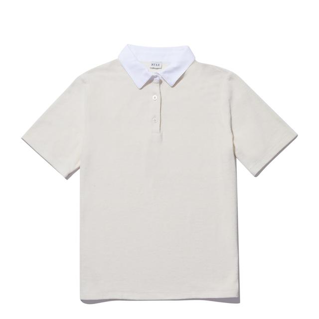 The Women's Terry Polo - Cream Female Product Image