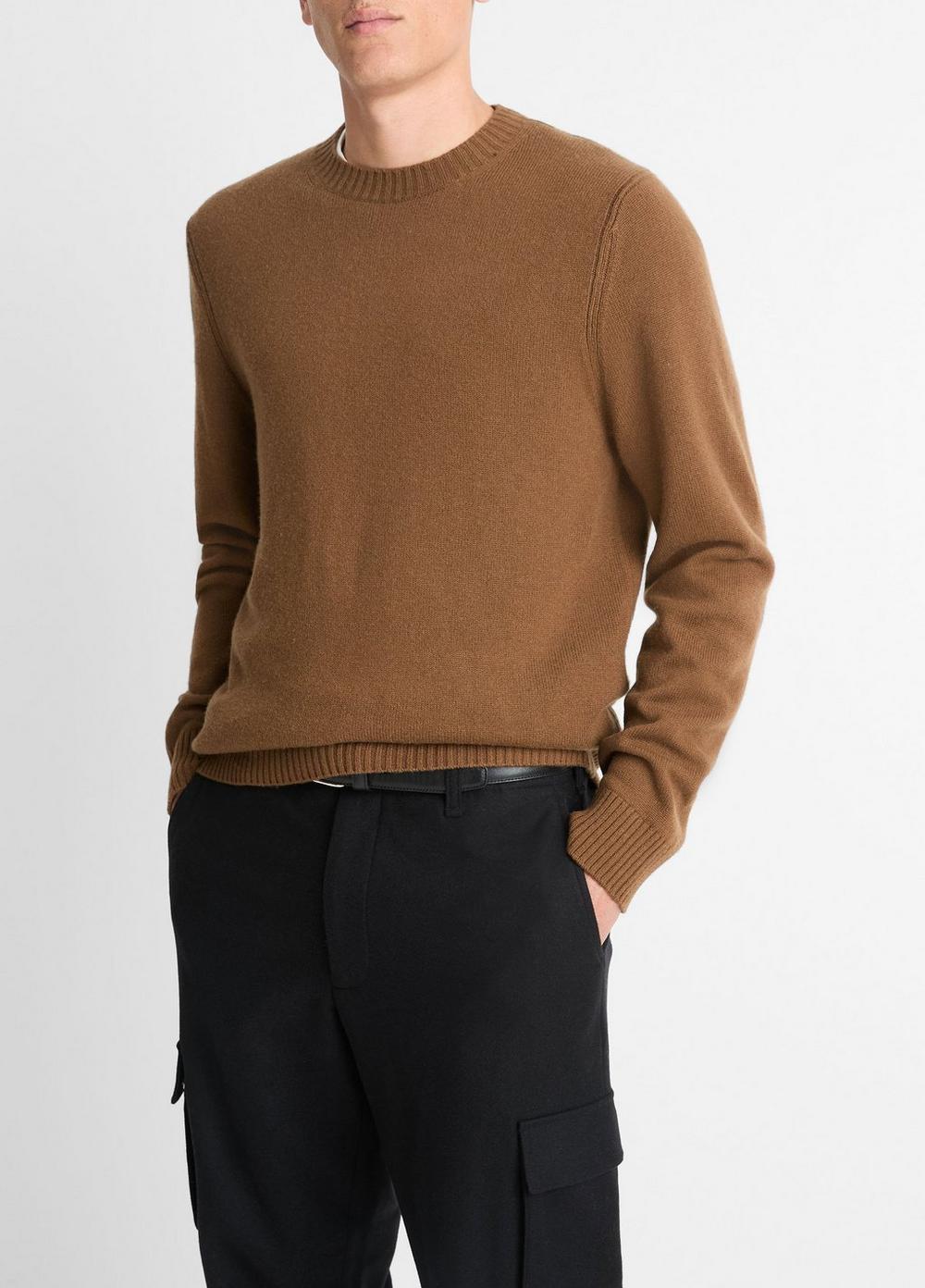 Classic Wool-Cashmere Crew Neck Sweater Product Image