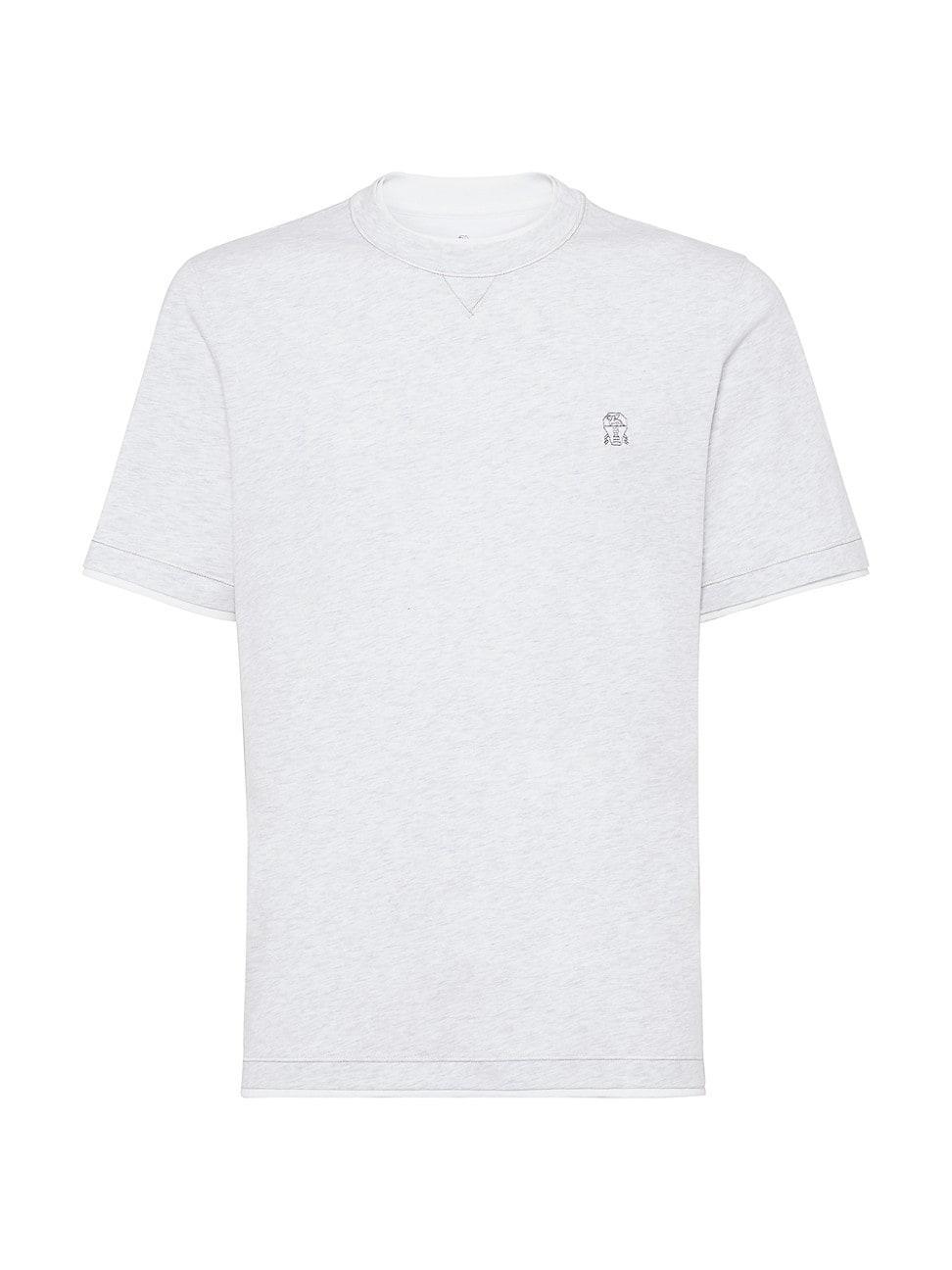 Mens Cotton Jersey Crew Neck T Shirt Product Image