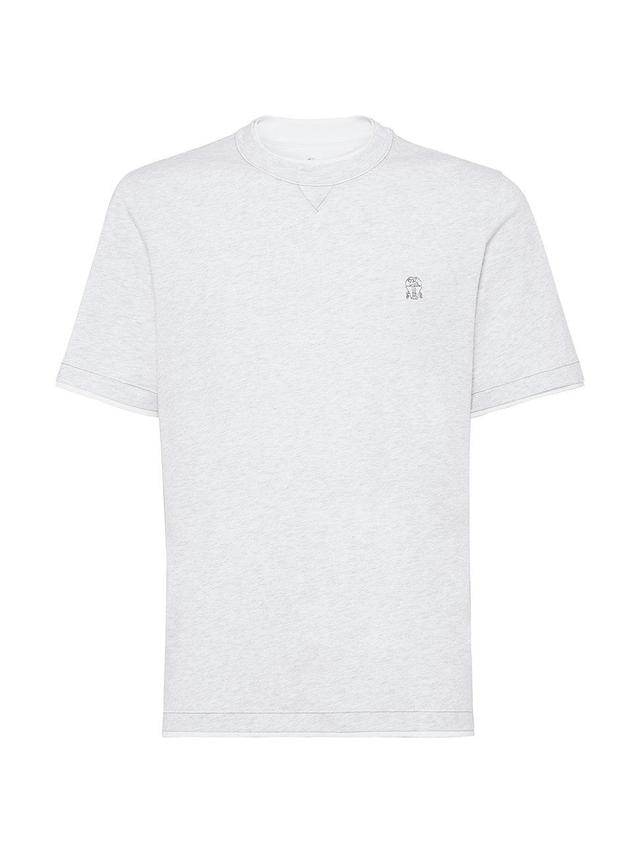 Mens Cotton Jersey Crew Neck T Shirt Product Image