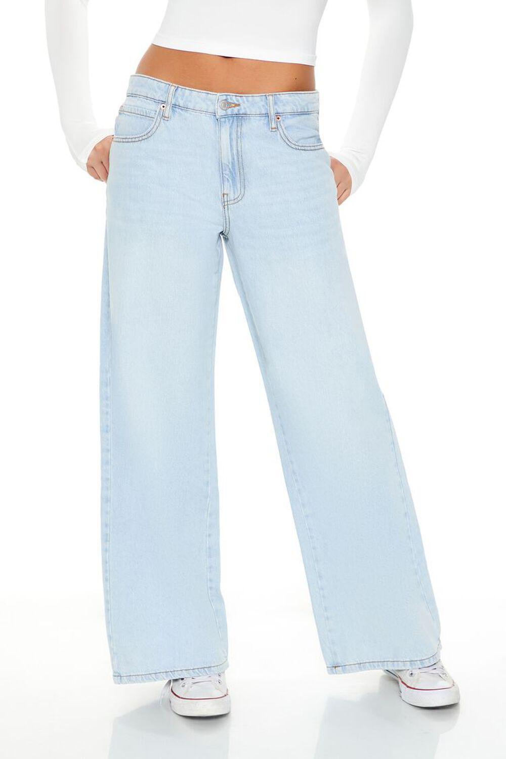 Mid-Rise Baggy Jeans | Forever 21 Product Image