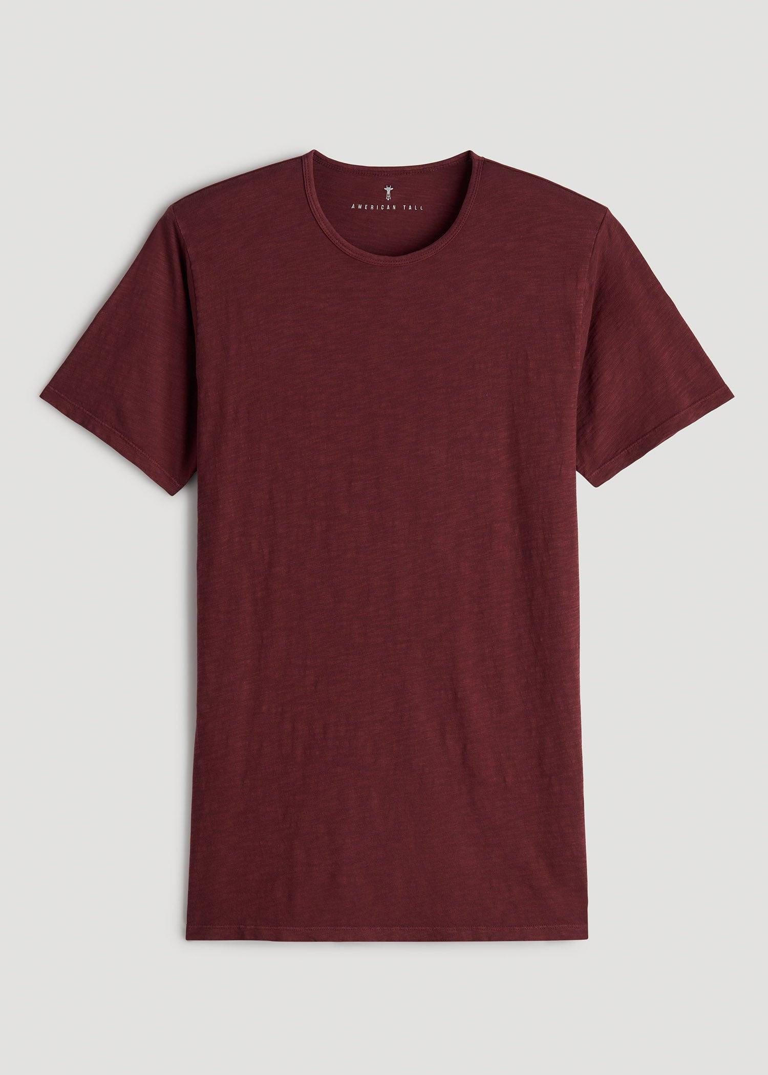 REGULAR-FIT Slub Tee in Red Ochre - Tall Men's Shirts Male Product Image