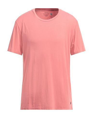 POLO RALPH LAUREN Man T-shirt Pink Size L Modal, Cotton, Elastane Product Image