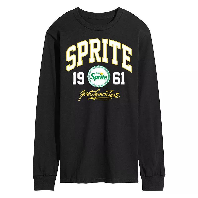 Mens Sprite Collegiate Long Sleeve Graphic Tee Product Image