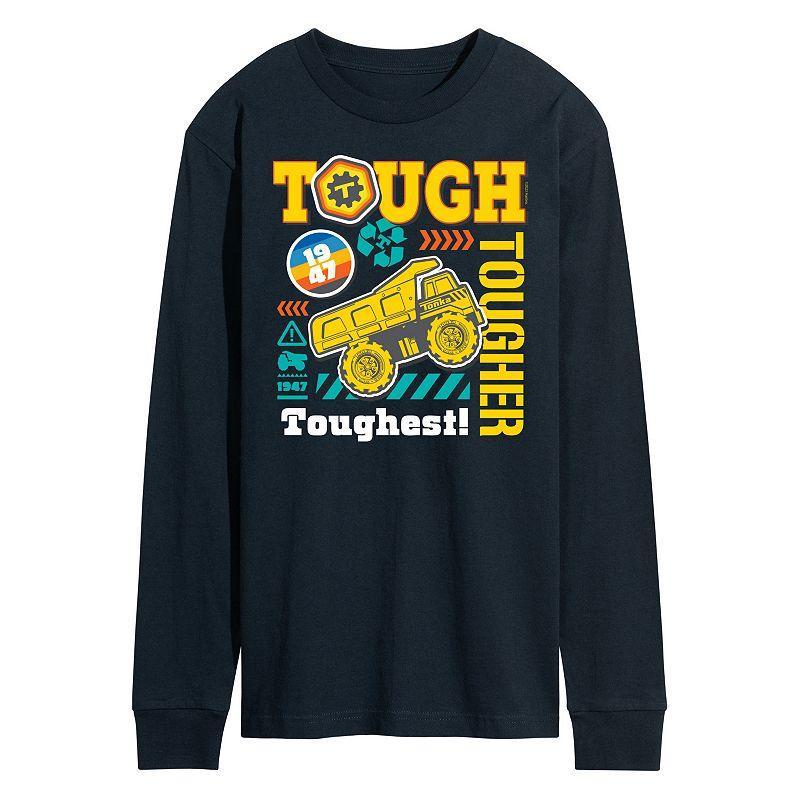 Mens Tonka Tough Tougher Toughest Long Sleeve Graphic Tee Blue Product Image