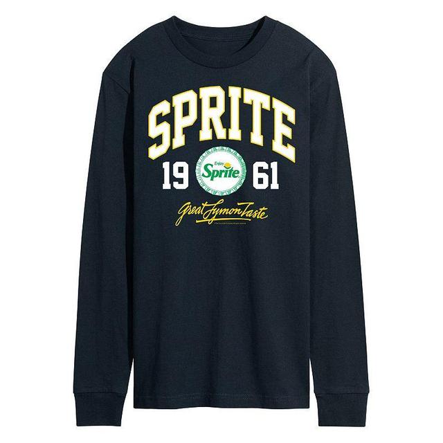 Mens Sprite Collegiate Long Sleeve Graphic Tee Product Image