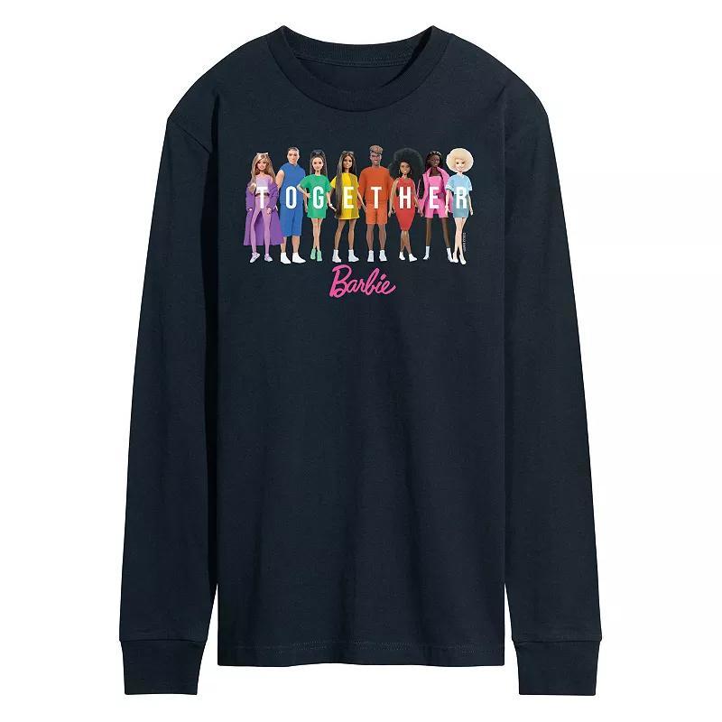 Mens Barbie Pride Together Pride Long Sleeve Graphic Tee Product Image