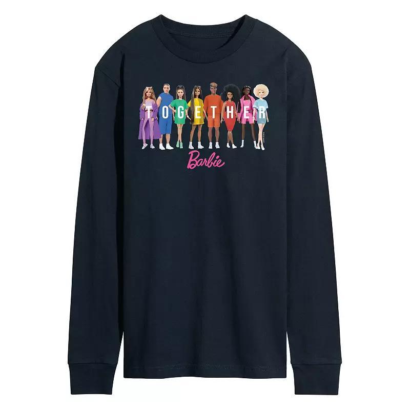 Mens Barbie Pride Together Pride Long Sleeve Graphic Tee Product Image