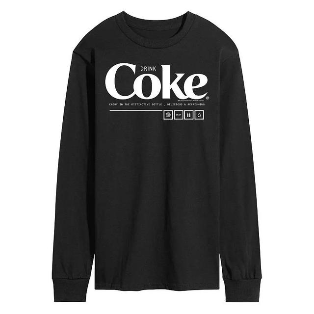 Mens Coca-Cola Drink Coke Enjoy Long Sleeve Graphic Tee Product Image