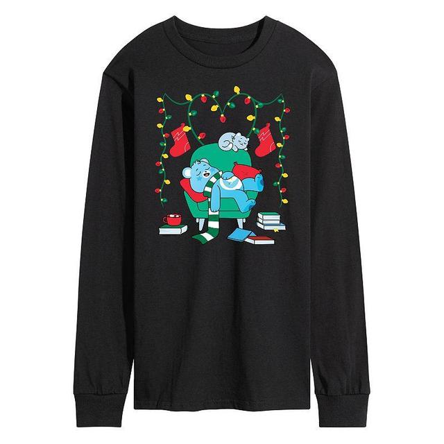 Mens Care Bears Cozy Christmas Long Sleeve Tee Product Image