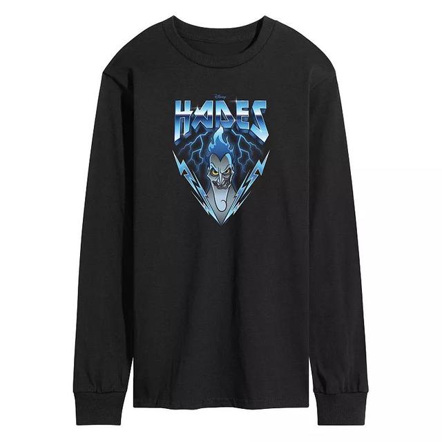 Disney Villains Hades Mens Rock Long Sleeve Graphic Tee Product Image