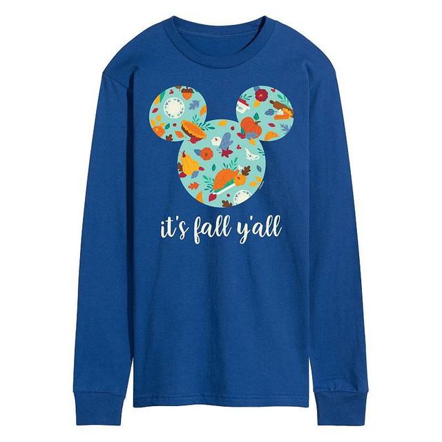 Disneys Its Fall Yall Long Sleeve Tee, Mens Product Image