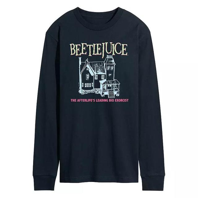 Mens Beetlejuice House Long Sleeve Graphic Tee Product Image