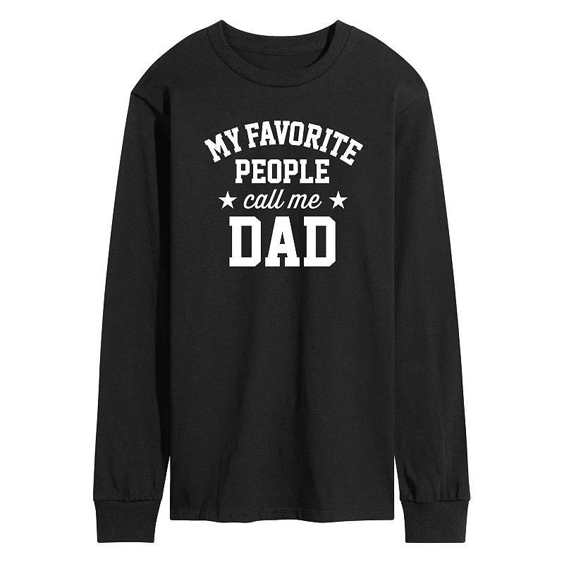 Mens My Favorite People Call Me Dad Long Sleeve Product Image