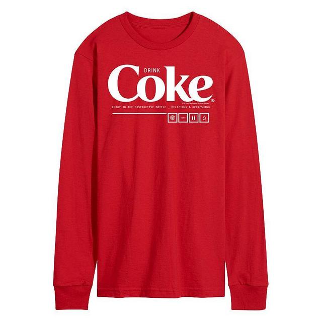 Mens Coca-Cola Drink Coke Enjoy Long Sleeve Graphic Tee Product Image