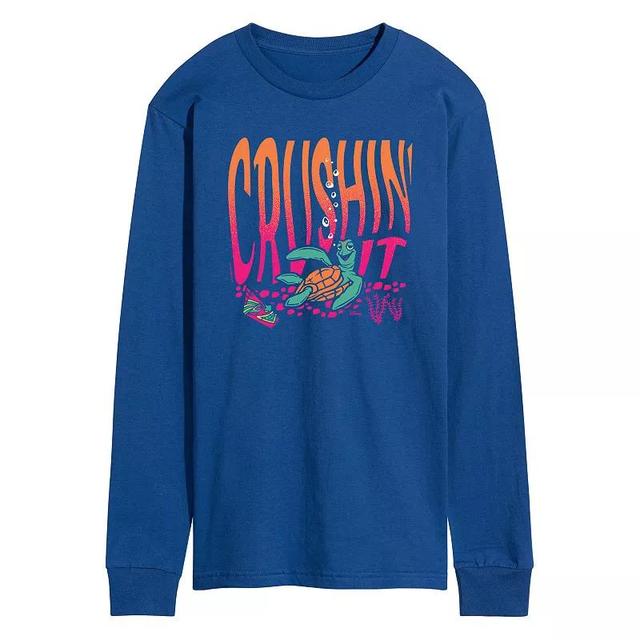 Disney / Pixars Finding Nemo Crush Mens Crushin It Long Sleeve Graphic Tee Product Image