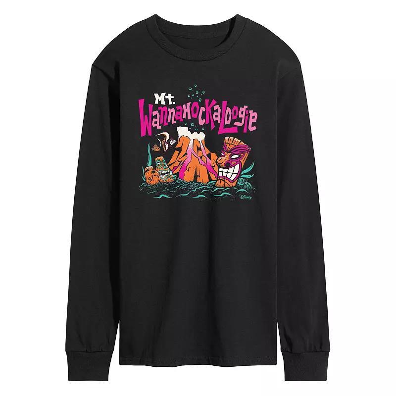 Disney / Pixars Finding Nemo Mens Mt. Wannahockaloogie Long Sleeve Graphic Tee Blue Product Image