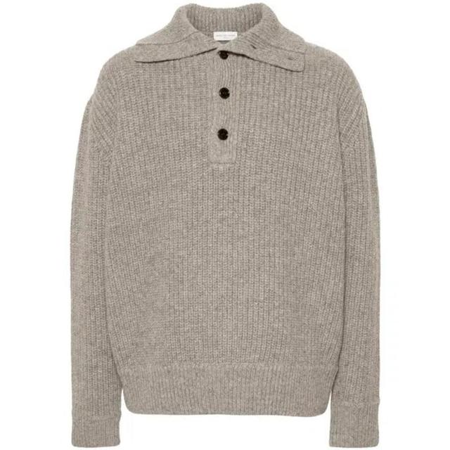 DRIES VAN NOTEN Sweaters In 813 Grey Melange Product Image